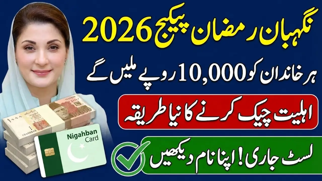 Nigahban Ramadan Package Online Checking Step by Step
