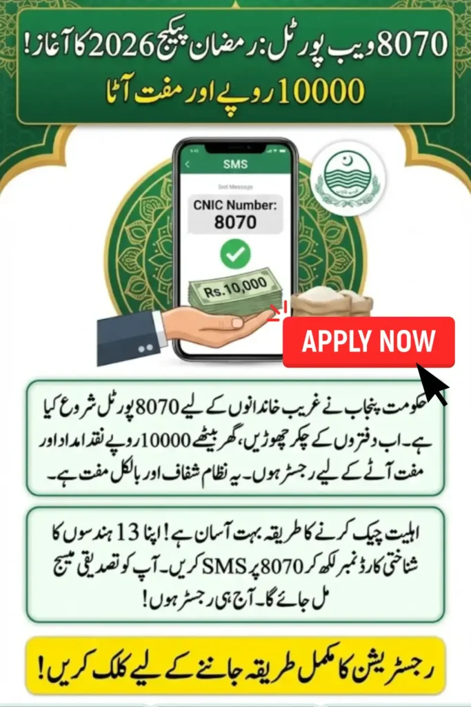 Ramzan Package 10000 Online Check Step by Step 